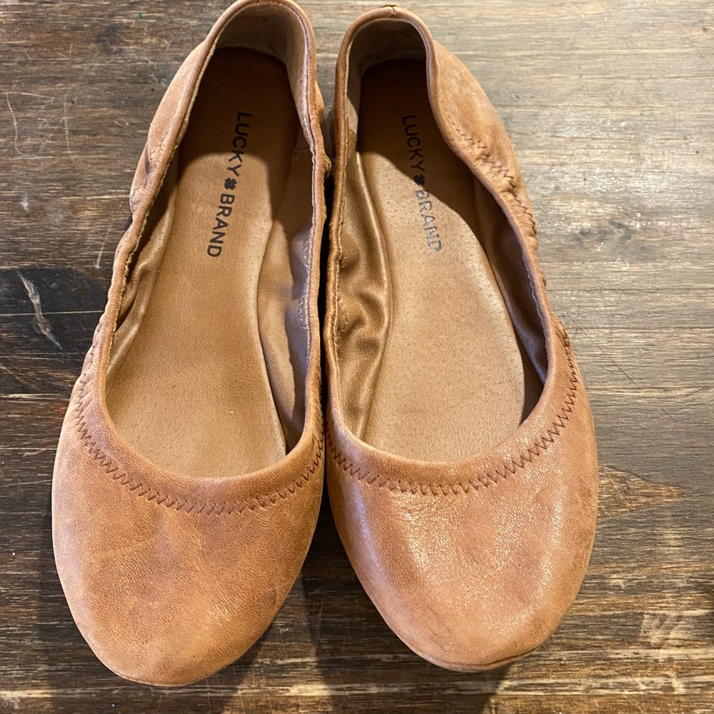 Luck Brand Leather Flats